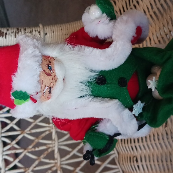 Snowball Santa by Annalee & Elf by Rennoc - Picture 2 of 13